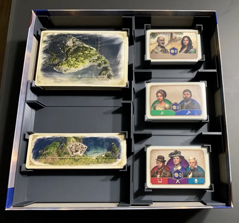 Anno 1800 Board Game Insert for sleeved Cards