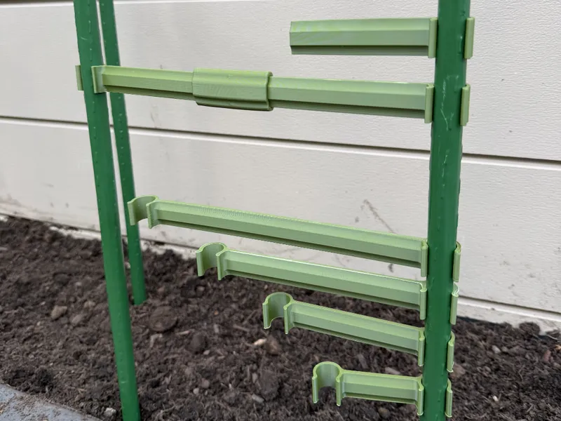 Clip on Modular Garden Trellis Support Beams 16mm