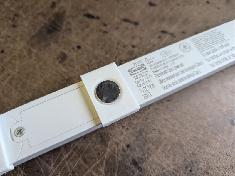 Ikea ROLFSTORP led magnet mount
