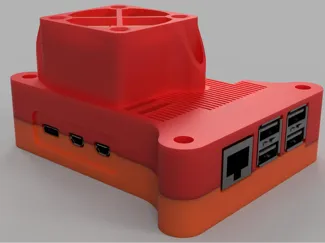 Raspberry Pi 5 case with Noctua NF-A4x20