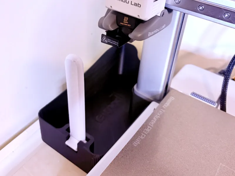Poop Bin with scraper holder for A1