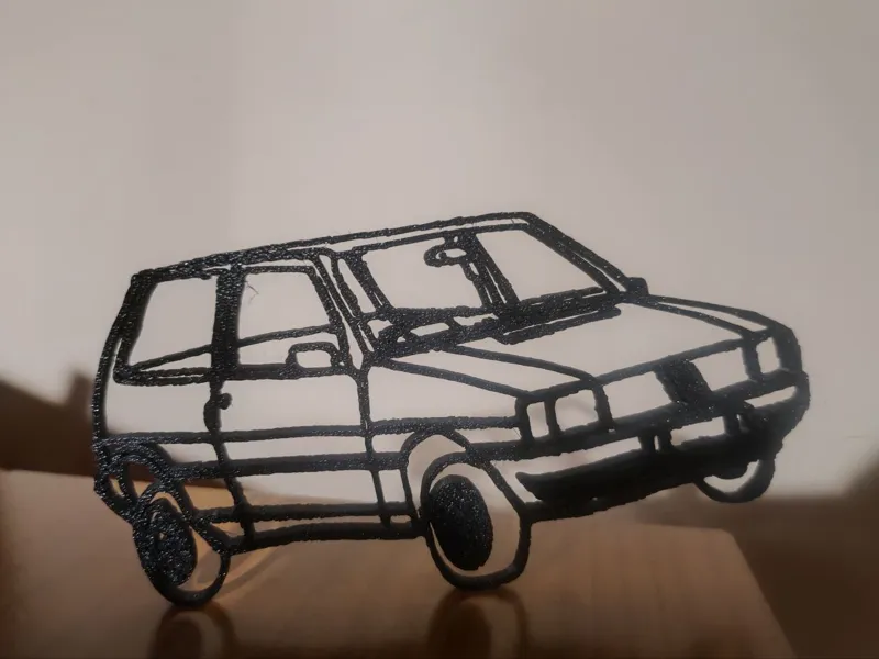 Wall Art 3D – Fiat Uno: L’Icona Senza Tempo 