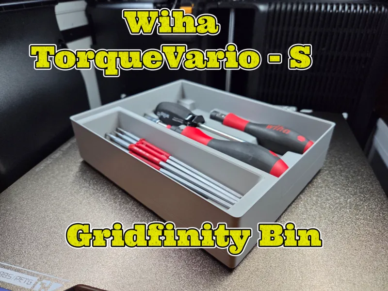 Wiha TorqueVario-S Gridfinity Bin