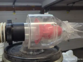 Magnetic hose connector for Jet Cyclone Separator