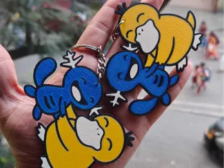 Pokemon_Psyduck_wooper_hugging