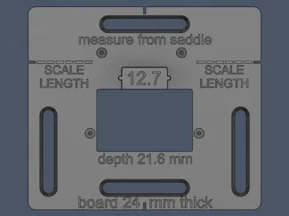 Kahler 2300/2310/2315/2320 routing template