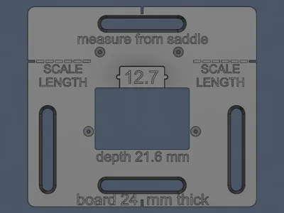 Kahler 2300/2310/2315/2320 routing template