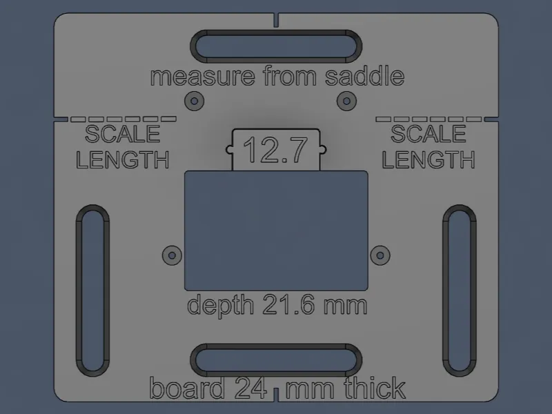 Kahler 2300/2310/2315/2320 routing template