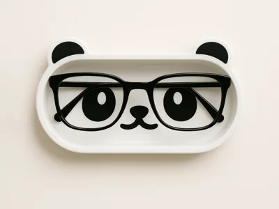 Panda Glasses Tray – Cute Eyewear Holder