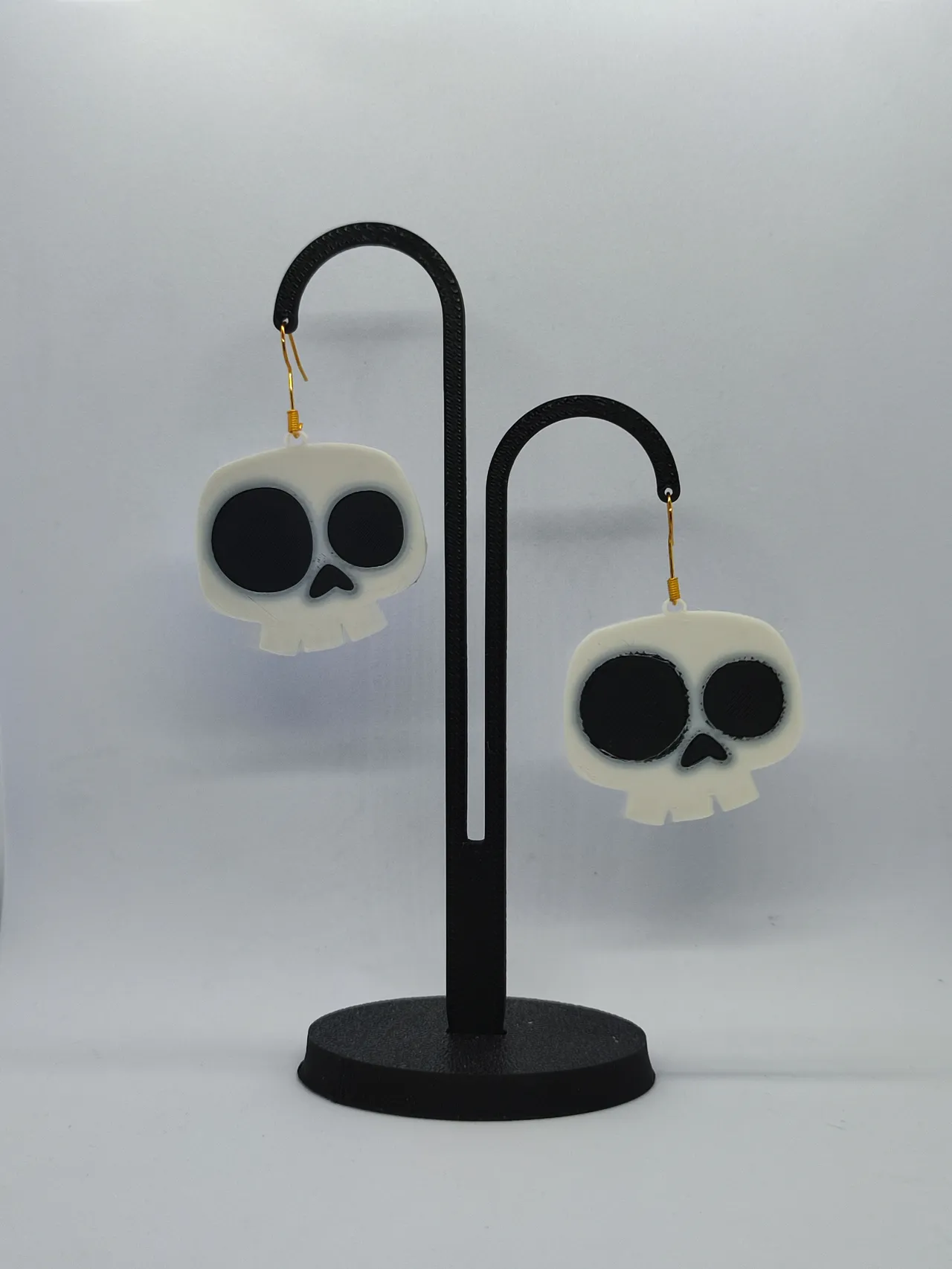 Aretes Calaveritas Kawaii view 2