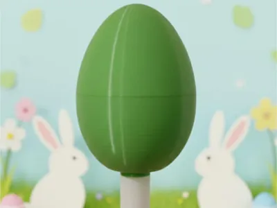 Giant Easter Egg Lollipop Container