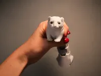 Articulated flexi house pets-pets toys ferret multi color