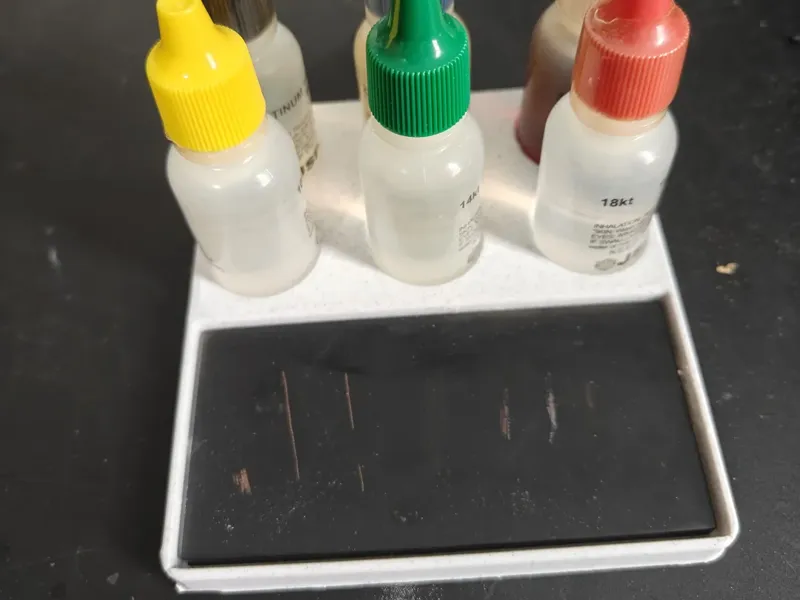Testing Stone & Acid Kit Organizer Tray
