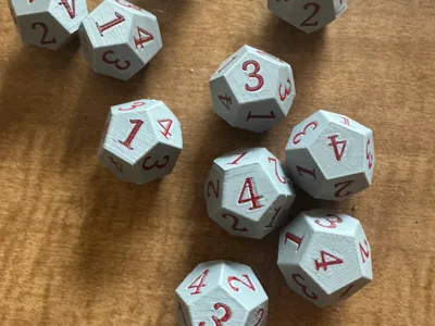 12 sided D4