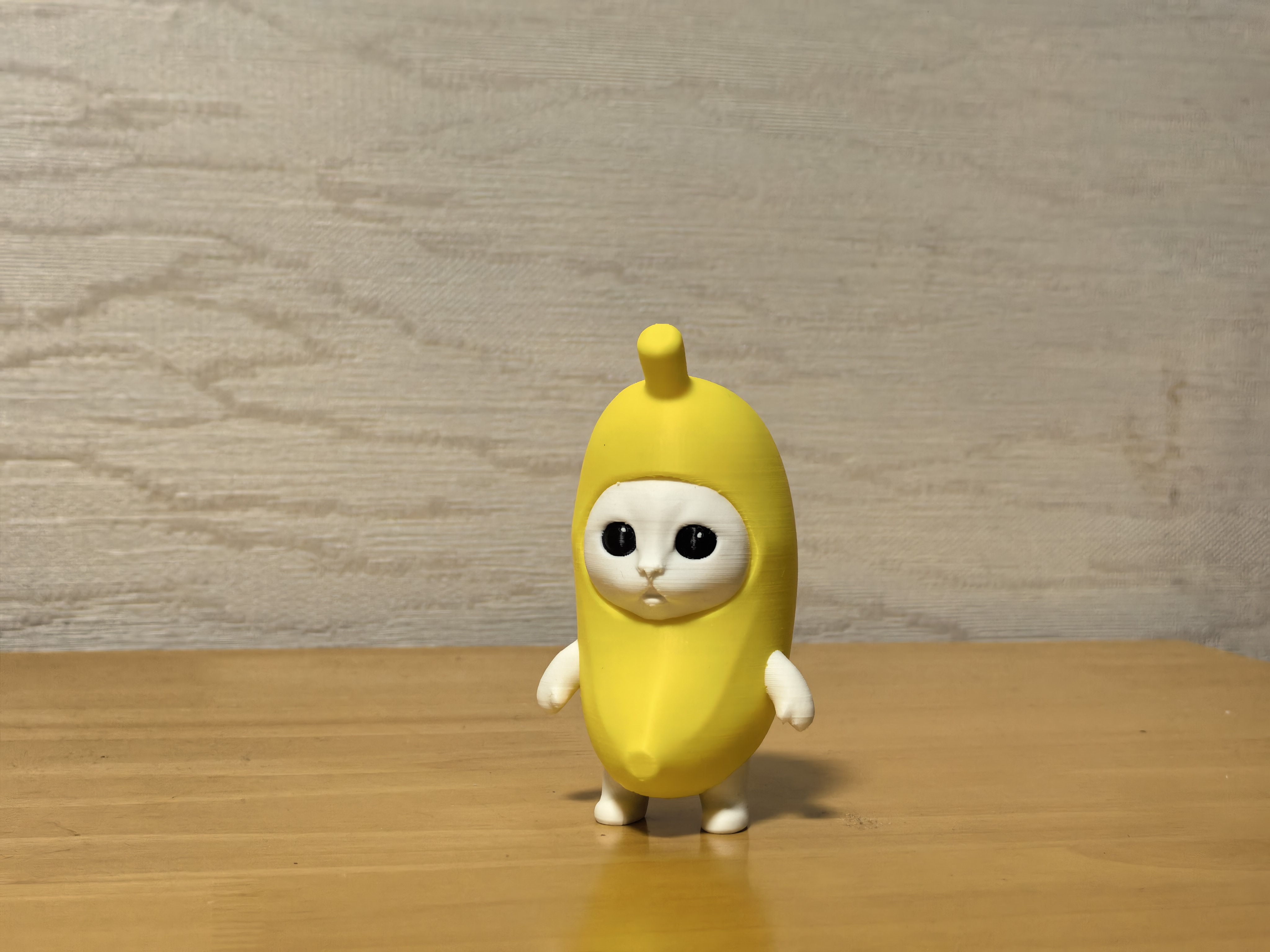 Miniatura 1 do modelo 3D 香蕉猫Banana Cat（猫meme家族）