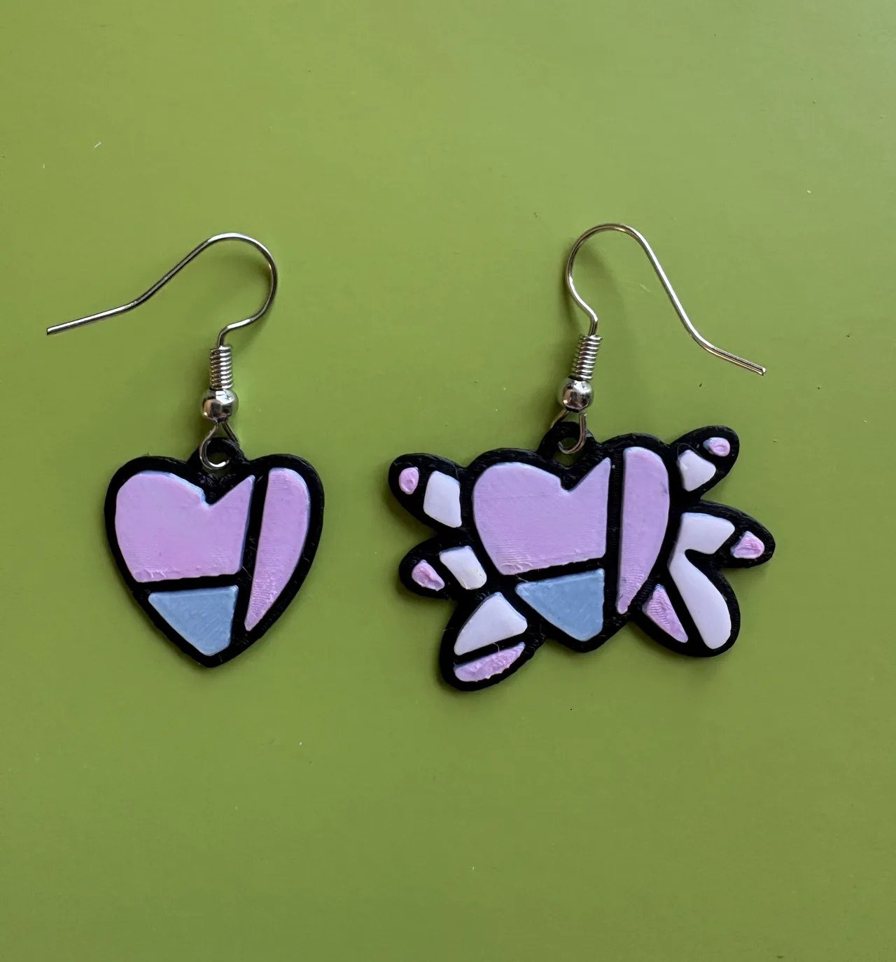 Pop Art Earrings - Valentine's Day Contest view 2