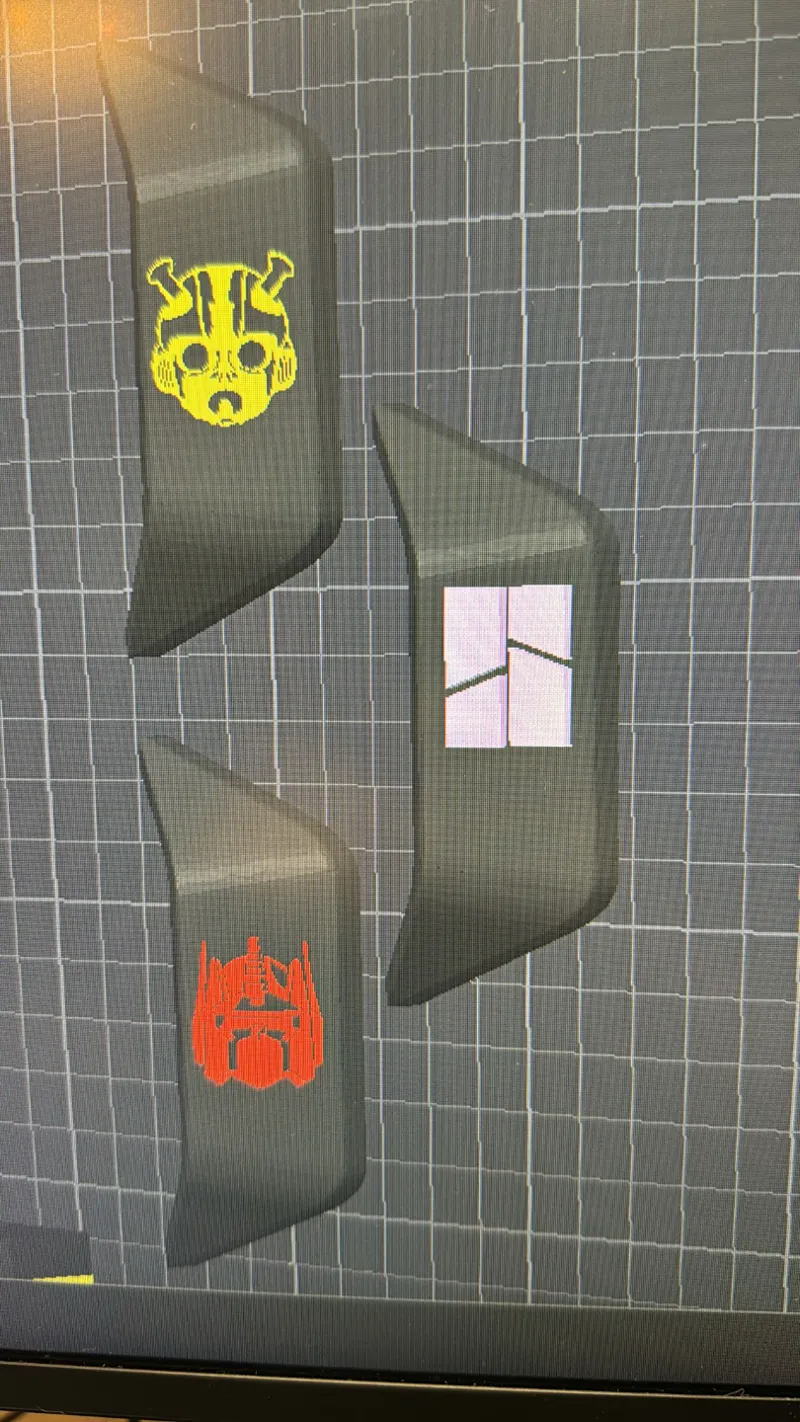 Bambu Lab Door Handle Remix - Transformers ( Bumblebee and Optimus Prime )