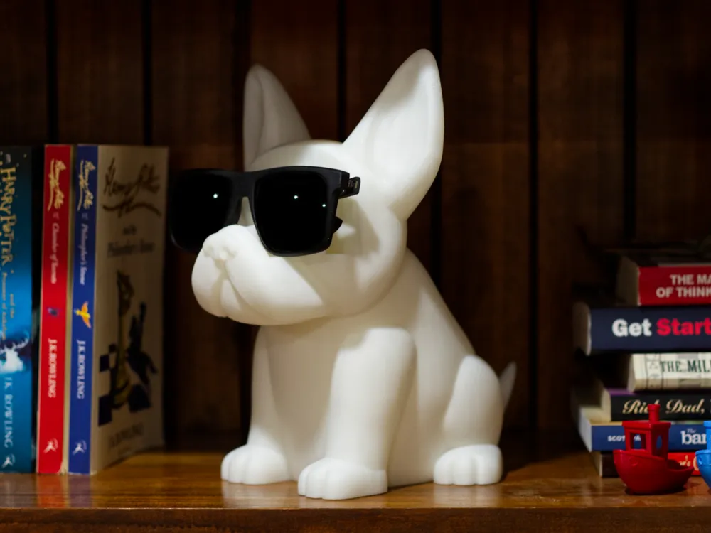 Support à Lunettes Doublé Peluche - Protection Anti-Rayures Cuir Synthétique - Pour Table Chevet, Salon, Camping-Car