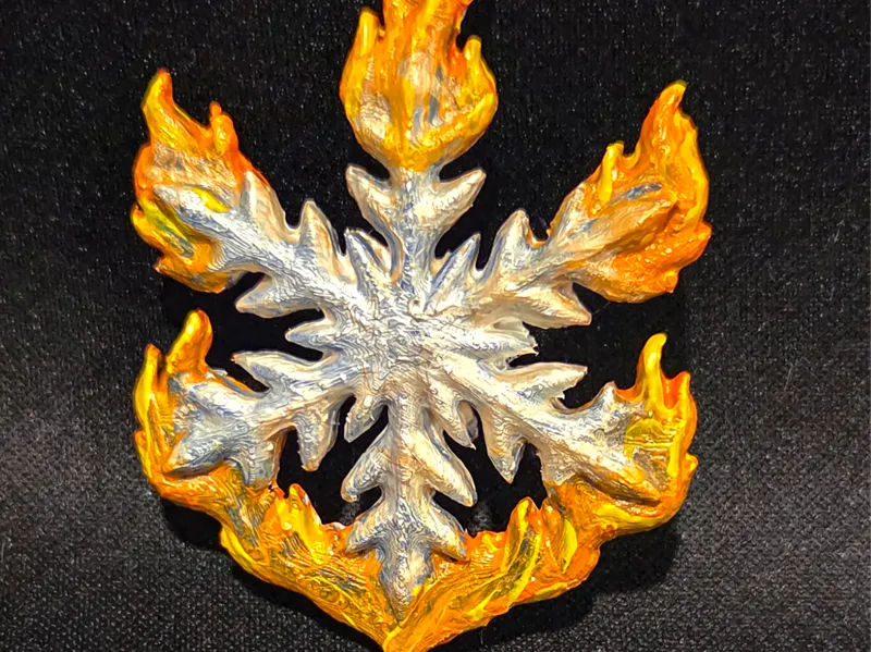 Flaming Snowflake