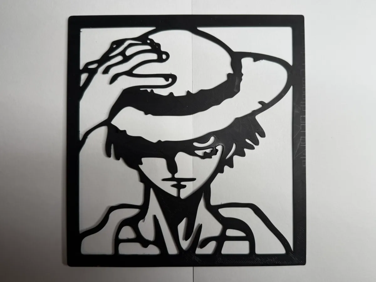 Silhouette murale Luffy - One Piece