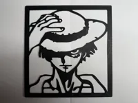 Silhouette murale Luffy - One Piece — photo 1