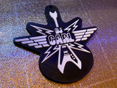 Dj Carl Keychain