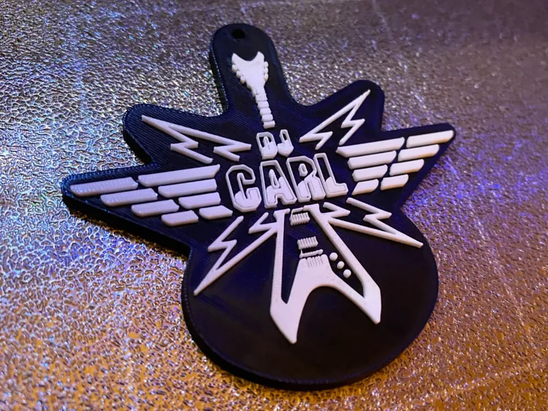 Dj Carl Keychain