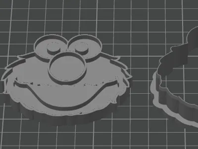 Elmo cookie cutter