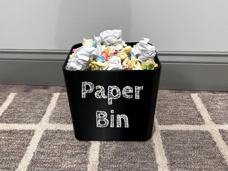 Paper Waste Bin
