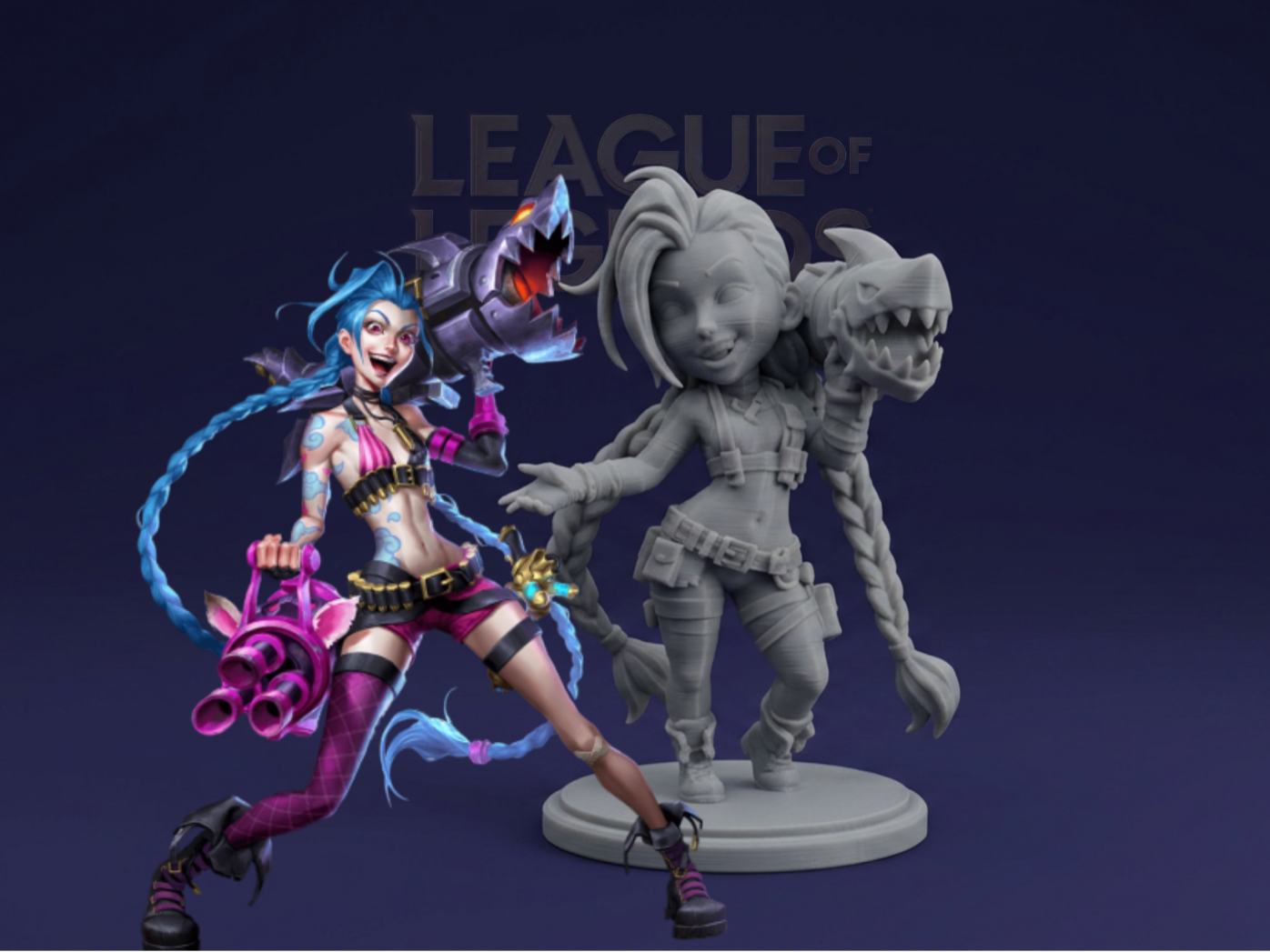 Jinx – League of Legends Figurine