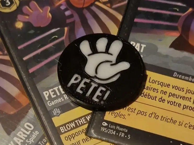Pete - Games Referee reminder token