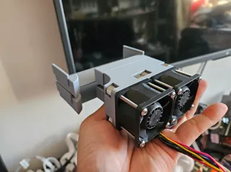 NVIDIA tesla T10 相邻双路显卡导风罩(4cm风扇适用)