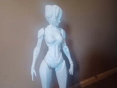 female cyborg