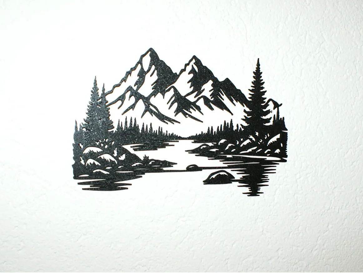 Décoration murale montagnes