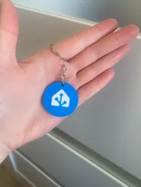 NFC keychain 0.2mm layer, 2 walls, 0% infill