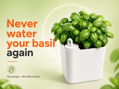 Self Watering Basil Planter