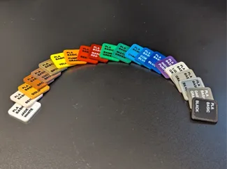 Filament Swatches - Bambu PLA Basic
