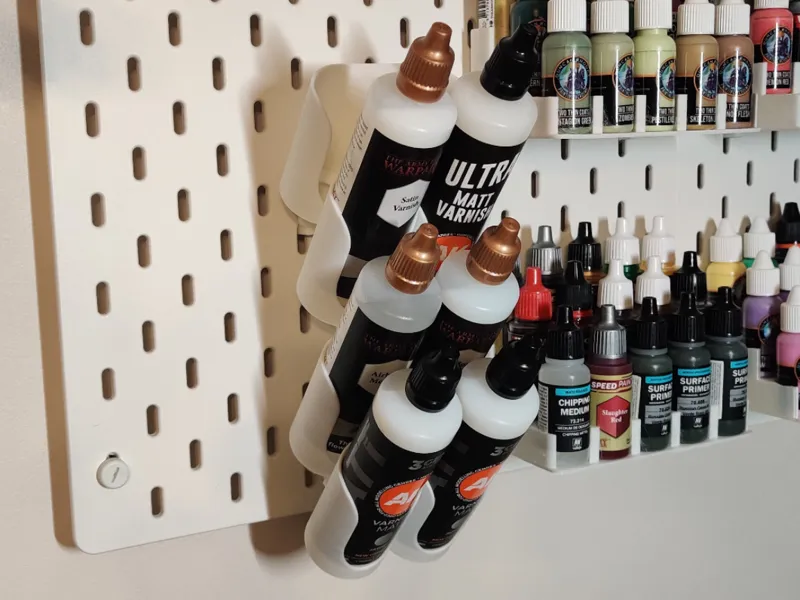 Army Painter Varnish Holder for Ikea Skadis