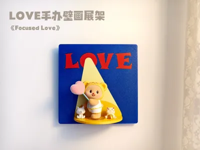 LOVE Figurine and Artwork Display Stand