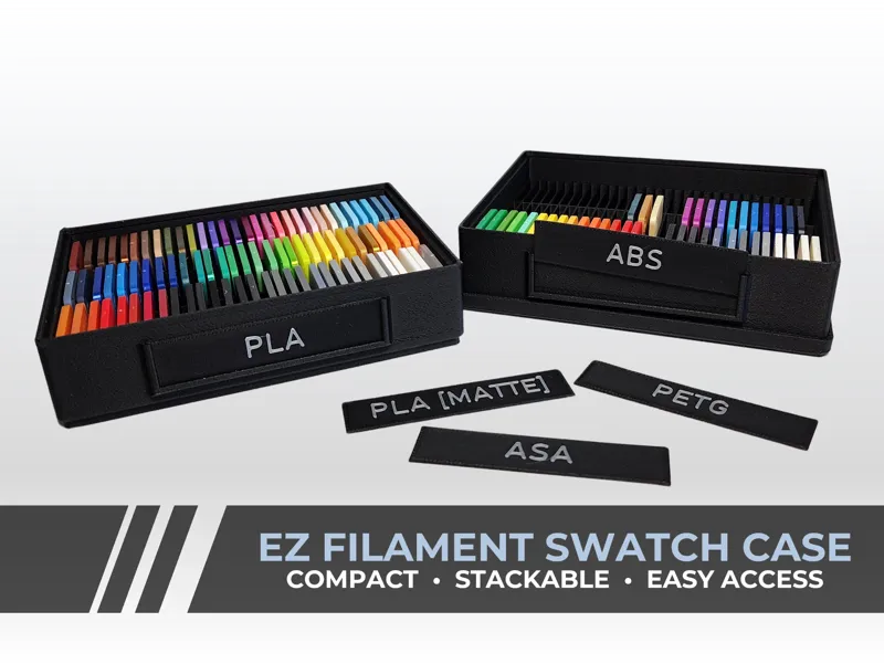 EZ Compact Stackable Filament Swatch Case
