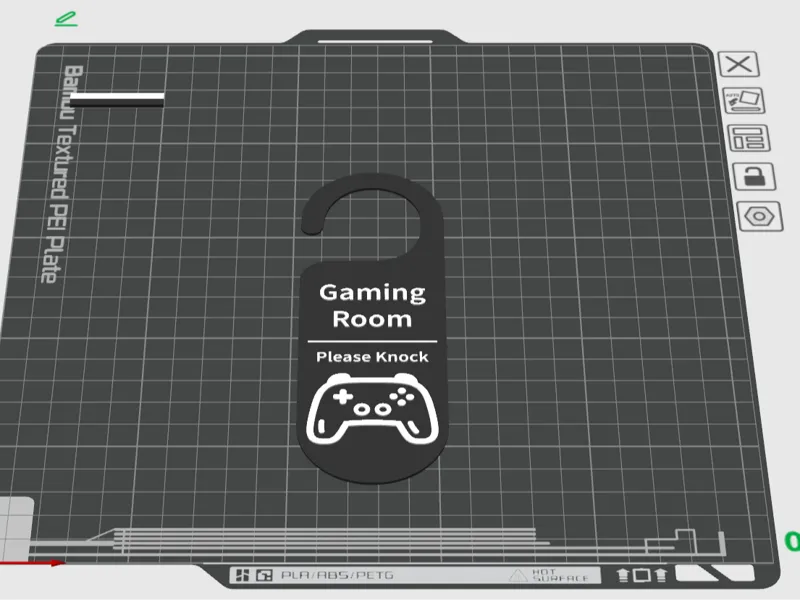 Gamig Room Sign
