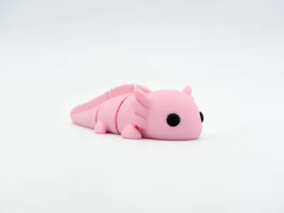 Flexi Axolotl - Articulated Keychain