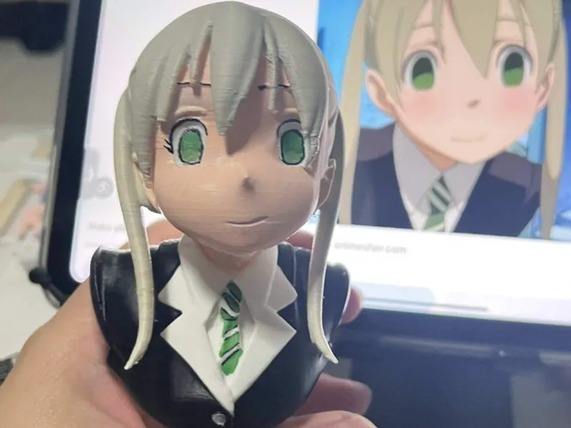 Maka Albarn Statue (AI generated)