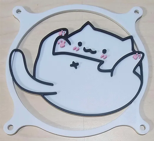 Bongocat Butt 120mm fan shroud