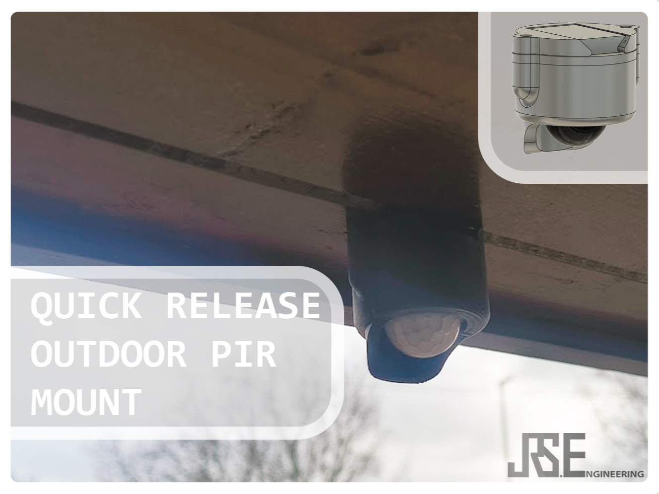 Quick Release Outdoor Zigbee (ZG-204ZL) PIR Mount