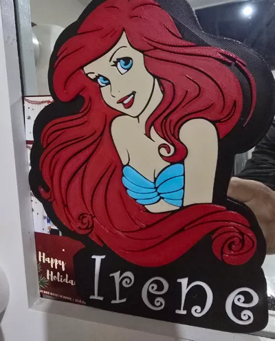 Customize Ariel name plate