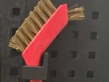 P1P Pegboard Wire Brush Holder