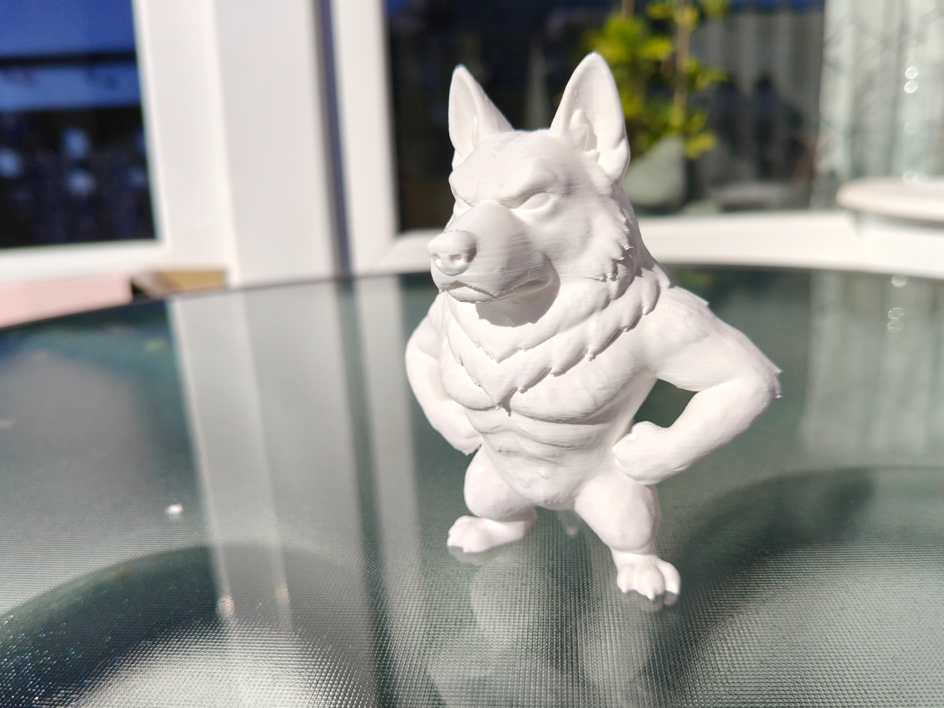 Buff German Shepherd - Tough Dog Figurine