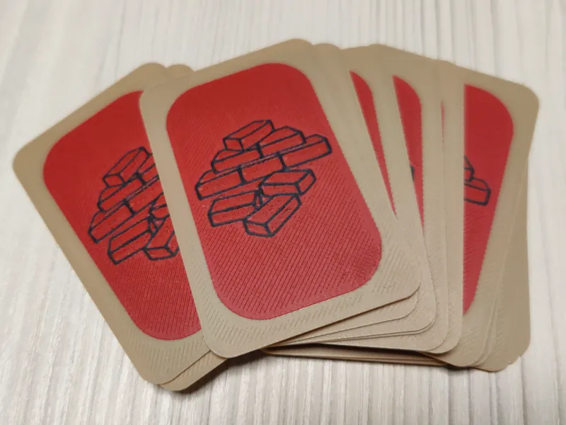 Settlers of Catan - Brick/clay card