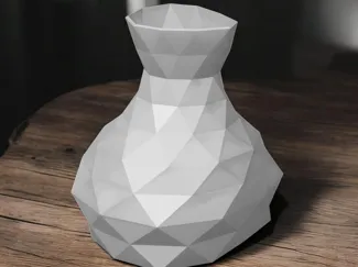 Modern geometric vase